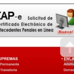 PJ RECUERDA QUE CERTIFICADO DE ANTECEDENTES PENALES SE PUEDE TRAMITAR POR INTERNET