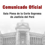 CORTE SUPREMA DE JUSTICIA DE LA REPÚBLICA – COMUNICADO OFICIAL