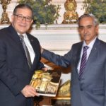 PRESIDENTE DEL PODER JUDICIAL RECIBE VISITA DE EMBAJADOR DE EL SALVADOR