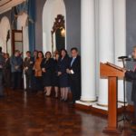 PRESIDENTE DEL PODER JUDICIAL RECIBE SALUDO PROTOCOLAR POR FIESTAS PATRIAS