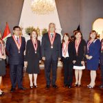 JOSÉ LUIS LECAROS TOMA JURAMENTO A SIETE JUECES SUPREMOS PROVISIONALES