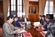 PRESIDENTE DEL PODER JUDICIAL RECIBE VISITA DE MINISTRO DEL INTERIOR