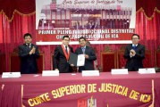 JUECES DE CORTE DE ICA ADOPTAN ACUERDOS EN PRIMER PLENO JURISDICCIONAL EN MATERIA CIVIL