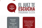 USUARIOS DEL PODER JUDICIAL PUEDEN PROGRAMAR CITA VÍA ONLINE CON EL JUEZ QUE TRAMITA SU EXPEDIENTE