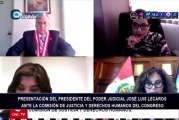 JOSÉ LUIS LECAROS ANUNCIA QUE PODER JUDICIAL PRESENTARÁ ANTEPROYECTO DE NUEVA LEY ORGÁNICA