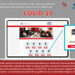 PODER JUDICIAL HABILITA DESDE MAÑANA CASILLA INFORMATIVA SOBRE COVID-19 EN WEB INSTITUCIONAL