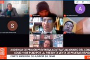 PODER JUDICIAL ORDENA TRES MESES DE PRISIÓN PREVENTIVA A FUNCIONARIO DE COMANDO COVID-19 POR VENTA ILEGAL DE PRUEBAS RÁPIDAS EN PUNO