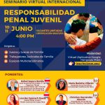 PODER JUDICIAL REALIZARÁ JORNADA DE CAPACITACIÓN VIRTUAL SOBRE RESPONSABILIDAD PENAL JUVENIL