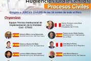 MÁS DE 800 JUECES SON CAPACITADOS VIRTUALMENTE EN GESTIÓN DE DESPACHO Y DIRECCIÓN DE AUDIENCIAS ORALES CIVILES